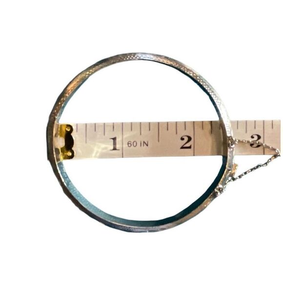 Sterling Silver Bangle Bracelet - Picture 12 of 14